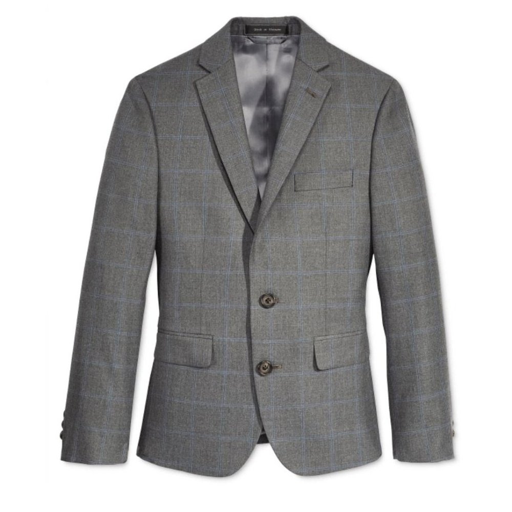 Lauren Ralph Lauren Boys Windowpane Jacket - Picture 1 of 4